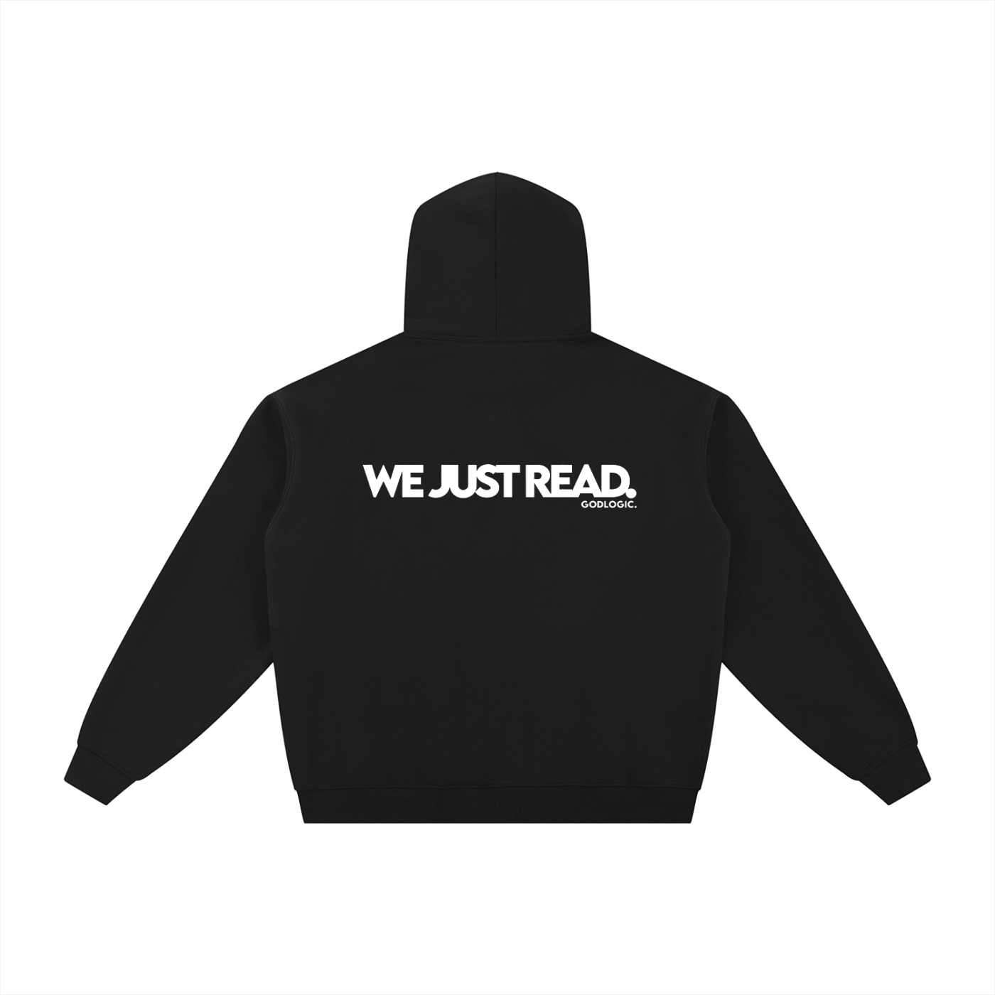 We Just Read Zip Up Hoodie ( Does Not Match All Black Sweat Pants )