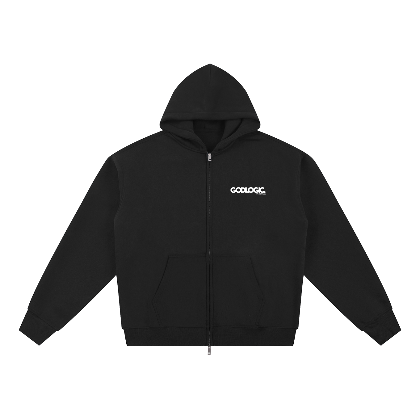 We Just Read Zip Up Hoodie ( Does Not Match All Black Sweat Pants )