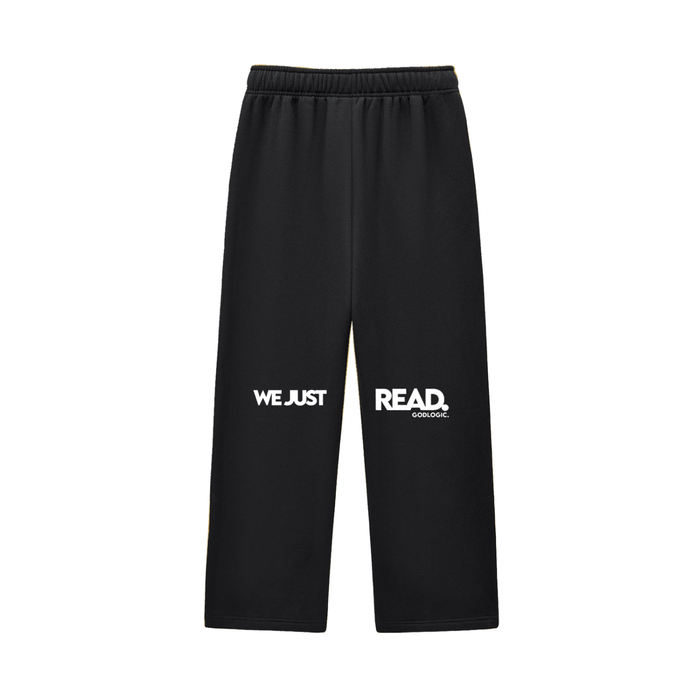 GodLogic-Stitched Boxy Fleece Zip Sweat Pants! [2 Piece]