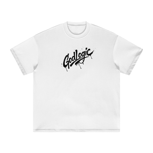 (Oversized) GodLogic Drip! ( Black Logo ) Watch Video Attached.