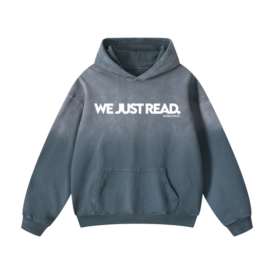 We Just Read! | Sunfade Oversized Hoodie! ( Check Size Chart )